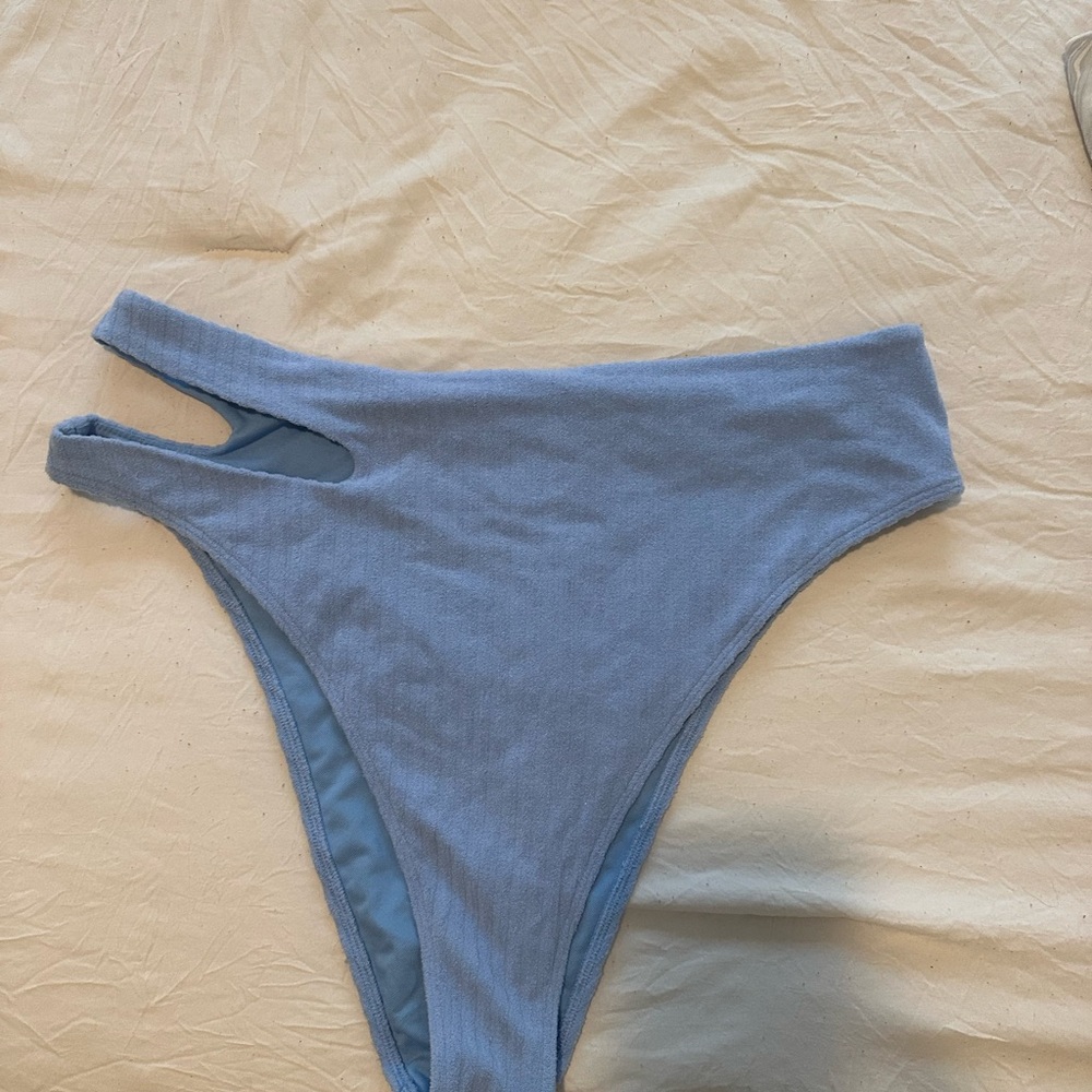 Abercrombie Blue High-Cut Bikini Bottom